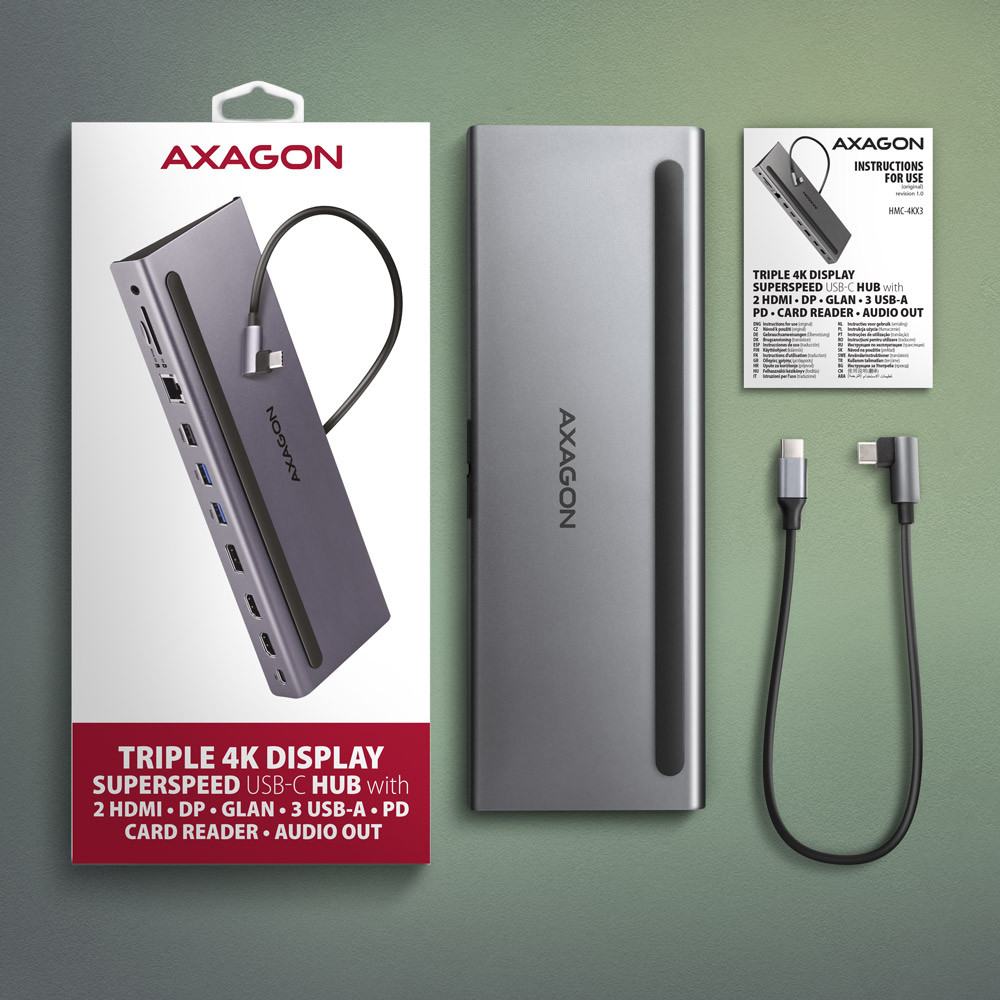 Axagon HMC-4KX3 product photo