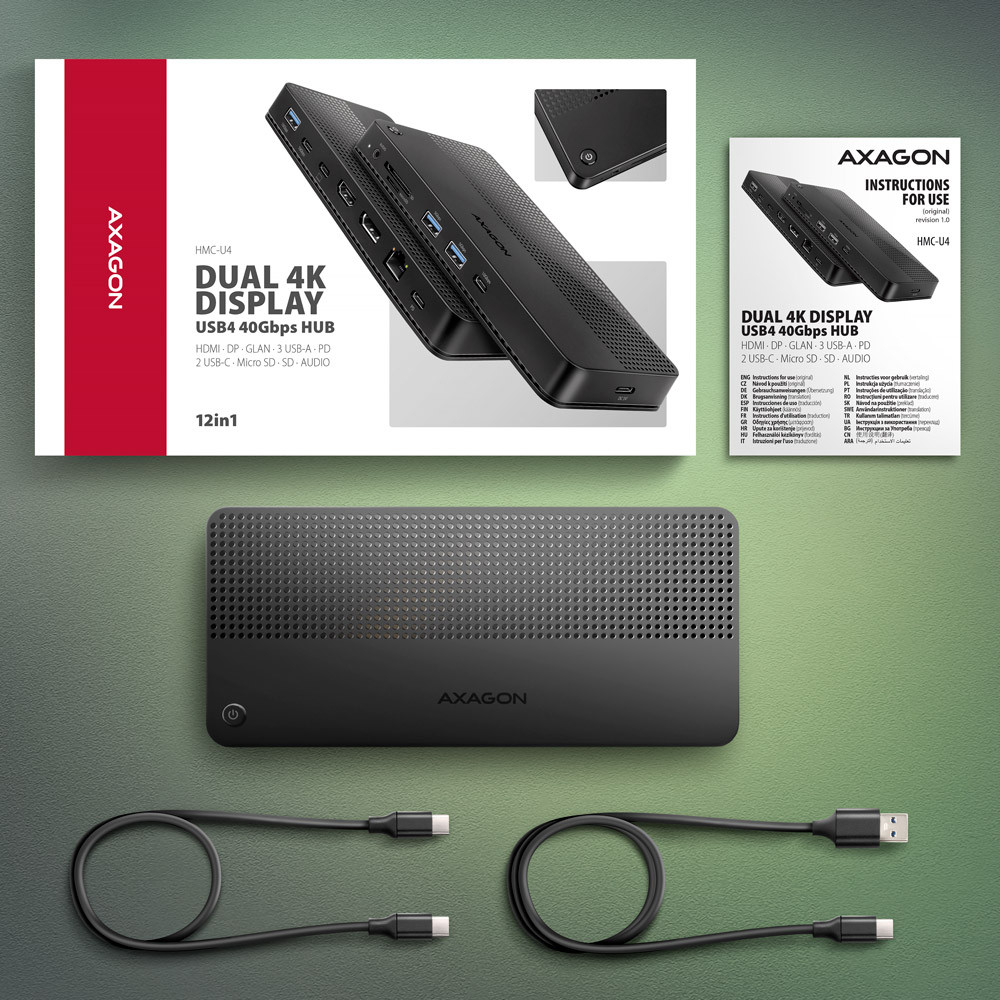 Axagon HMC-U4 product photo