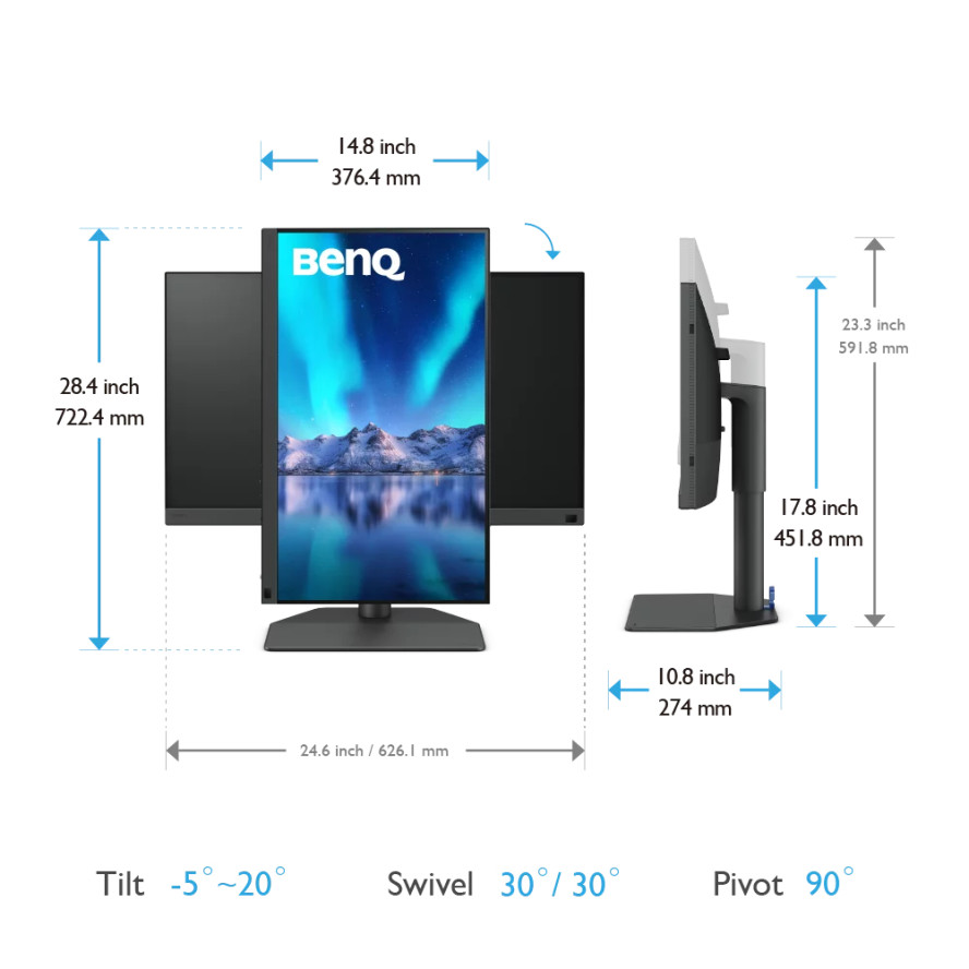 Benq SW272QN product photo