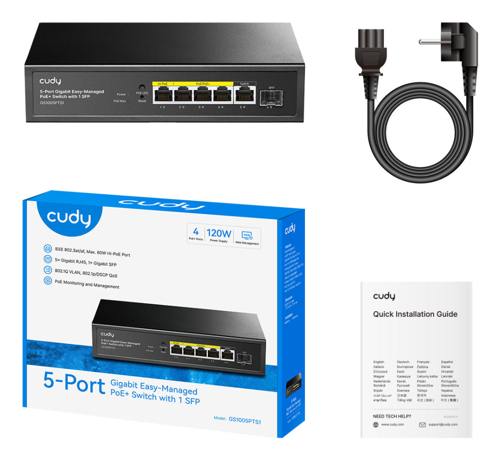 Cudy GS1005PTS1 product photo