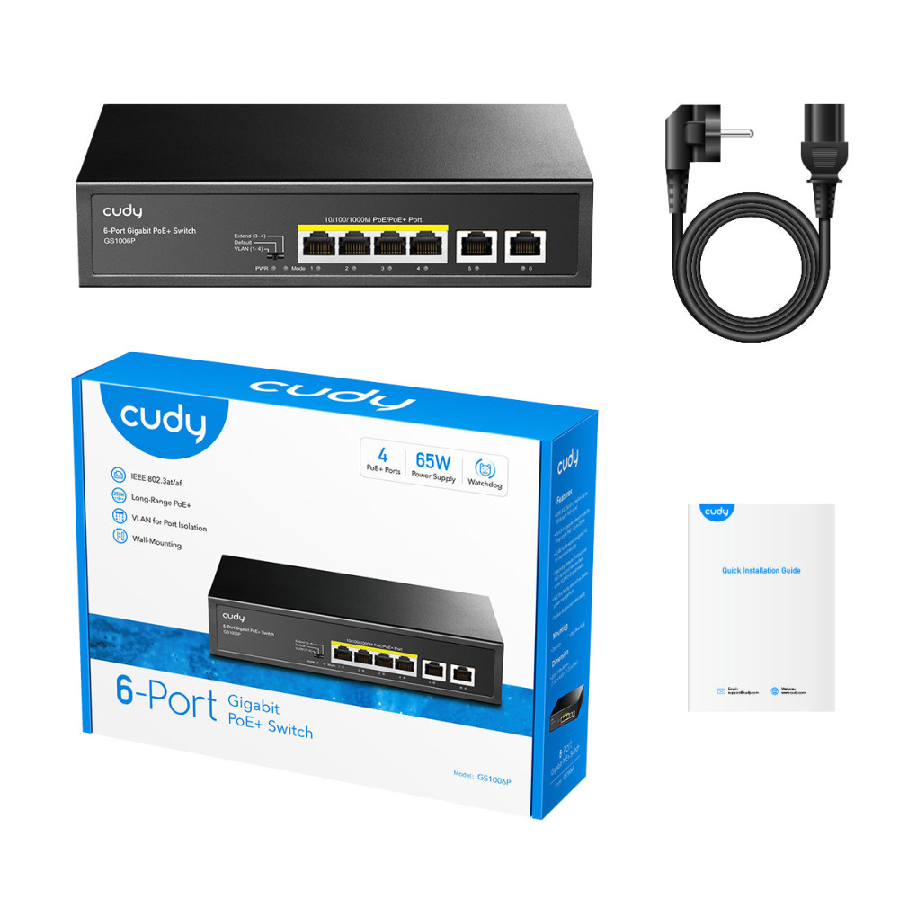 Cudy GS1006P product photo