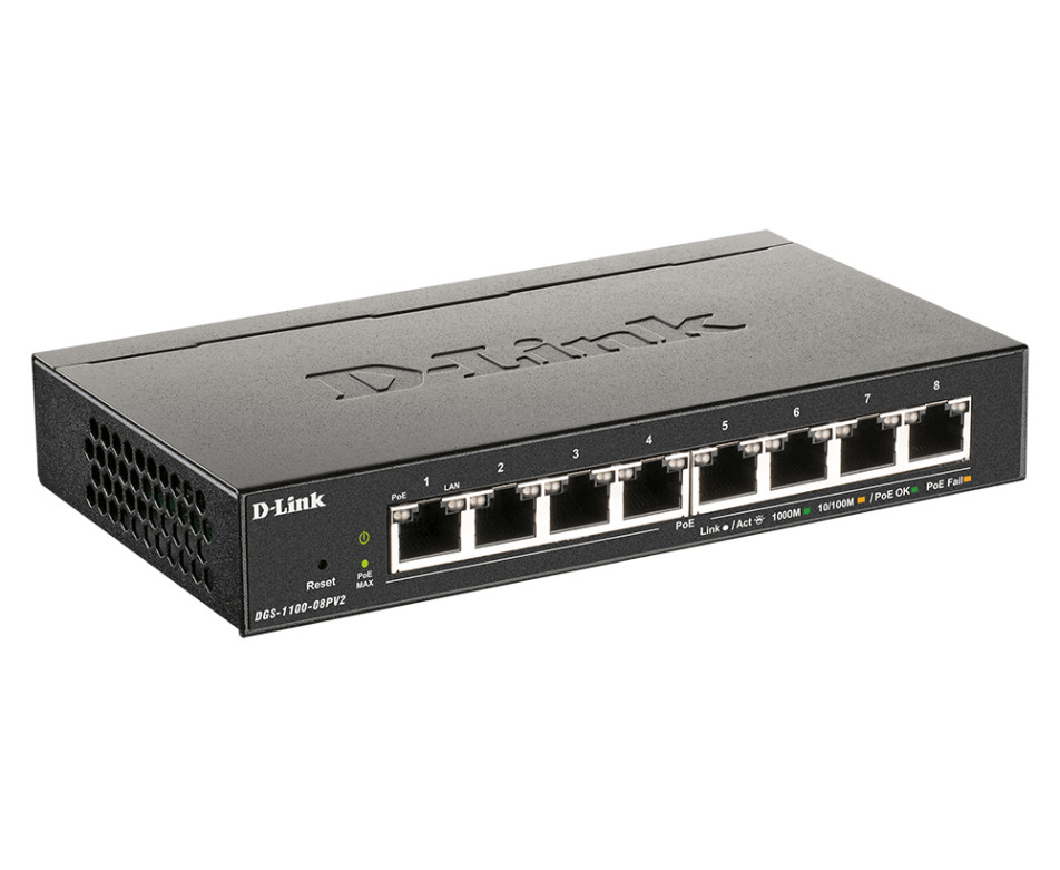 D-Link DGS-1100-08PV2 product photo