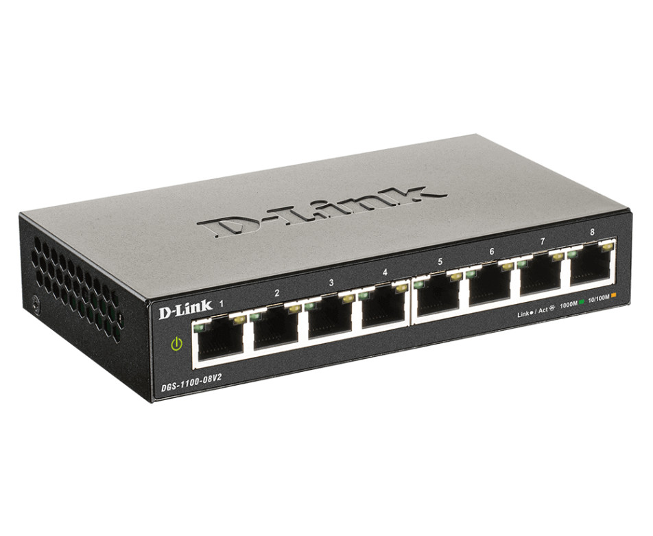 D-Link DGS-1100-08V2 product photo
