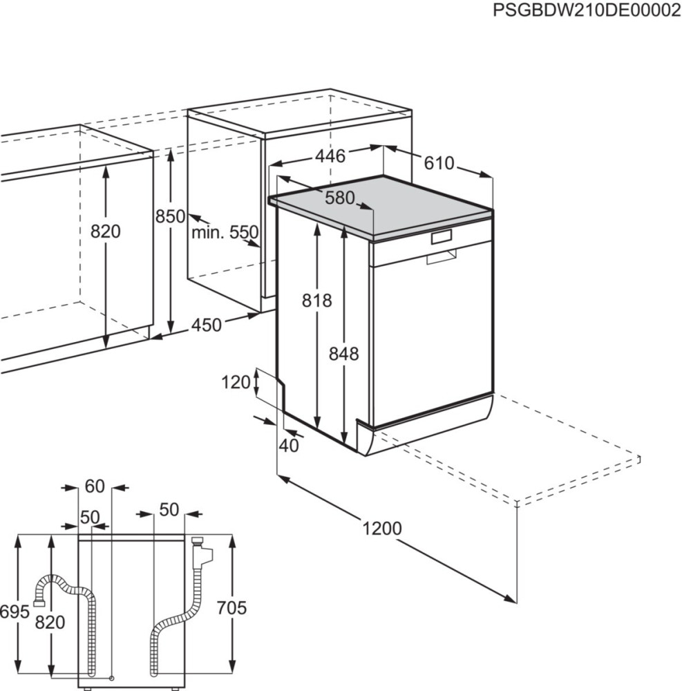 Electrolux ESA42110SW product photo