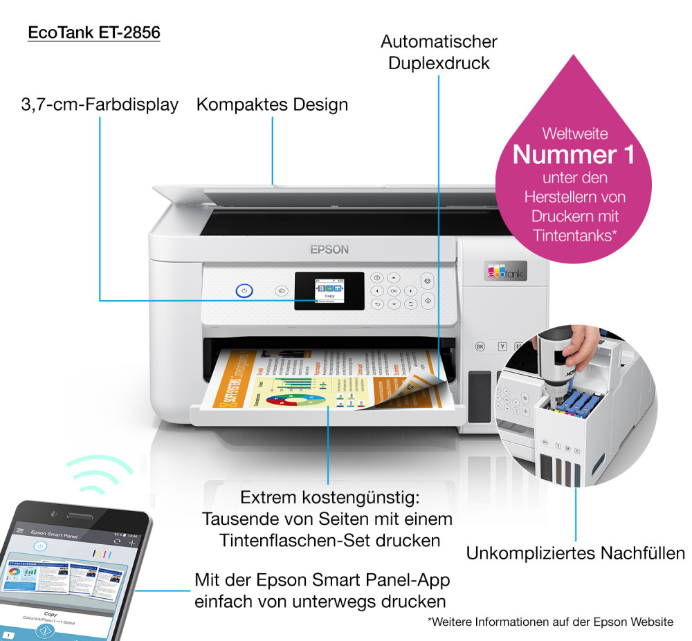 Epson EcoTank ET-2856 product photo