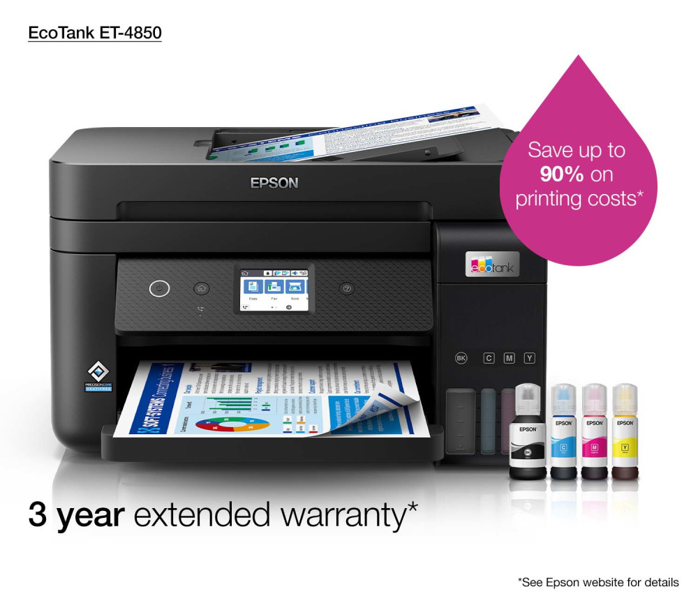 Epson EcoTank ET-4850 product photo