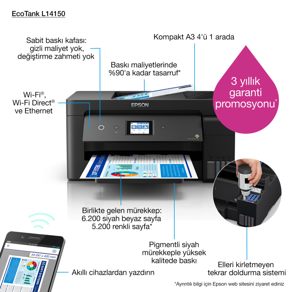 Epson EcoTank L14150 product photo