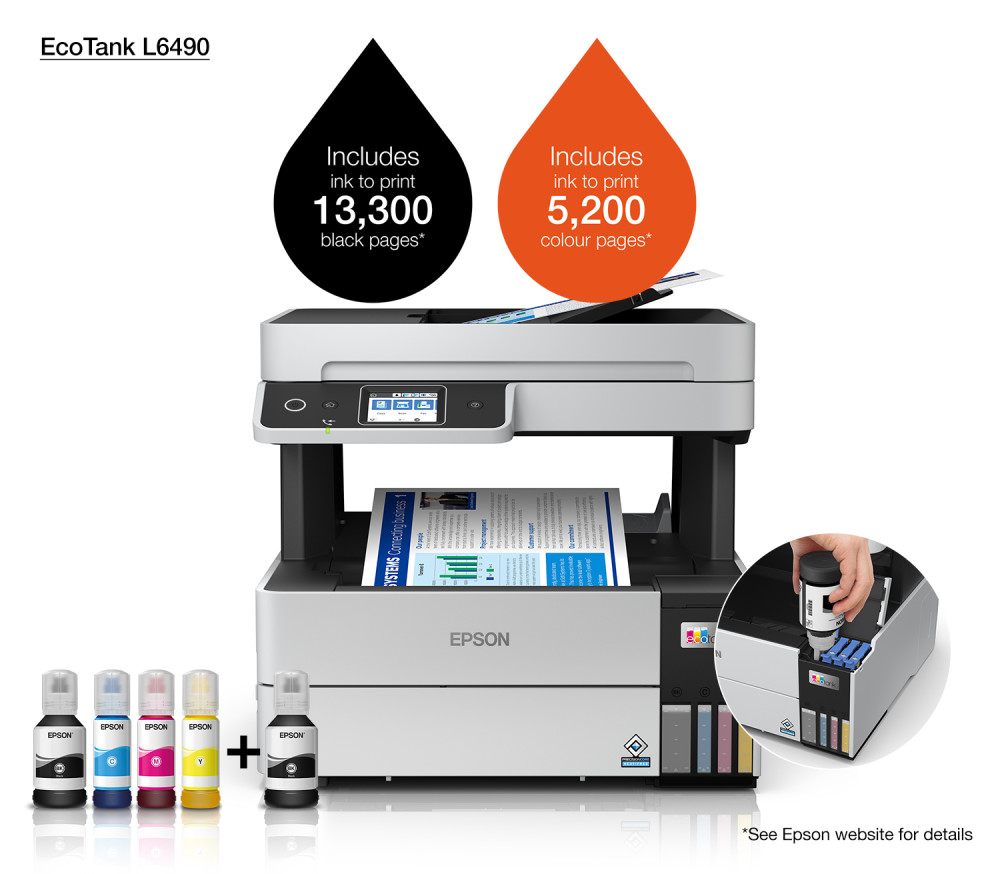 Epson EcoTank L6490 product photo