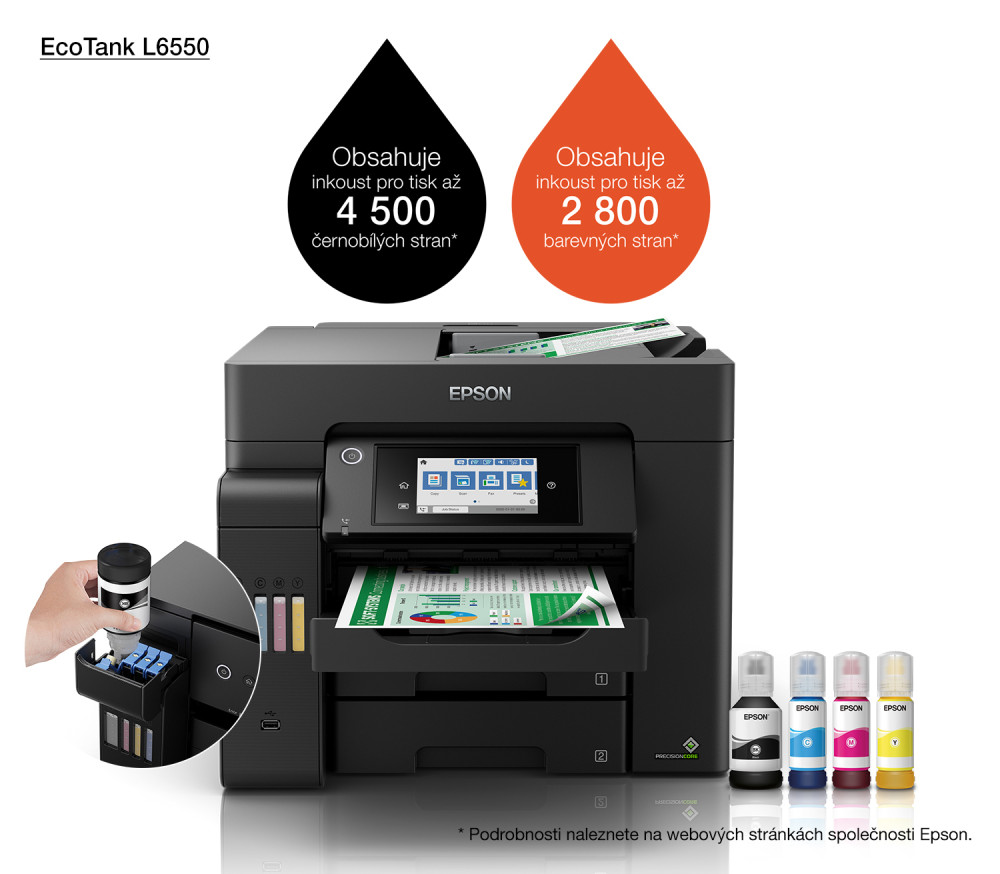 Epson EcoTank L6550 product photo