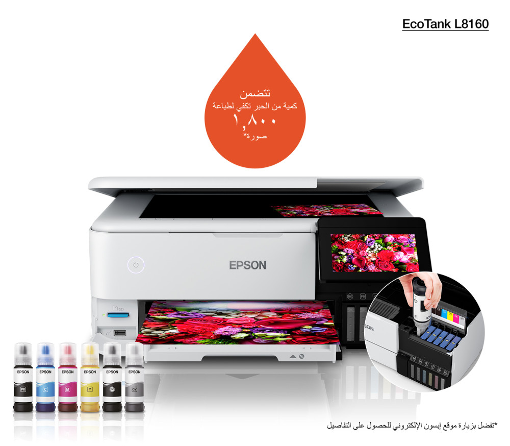 Epson EcoTank L8160 product photo