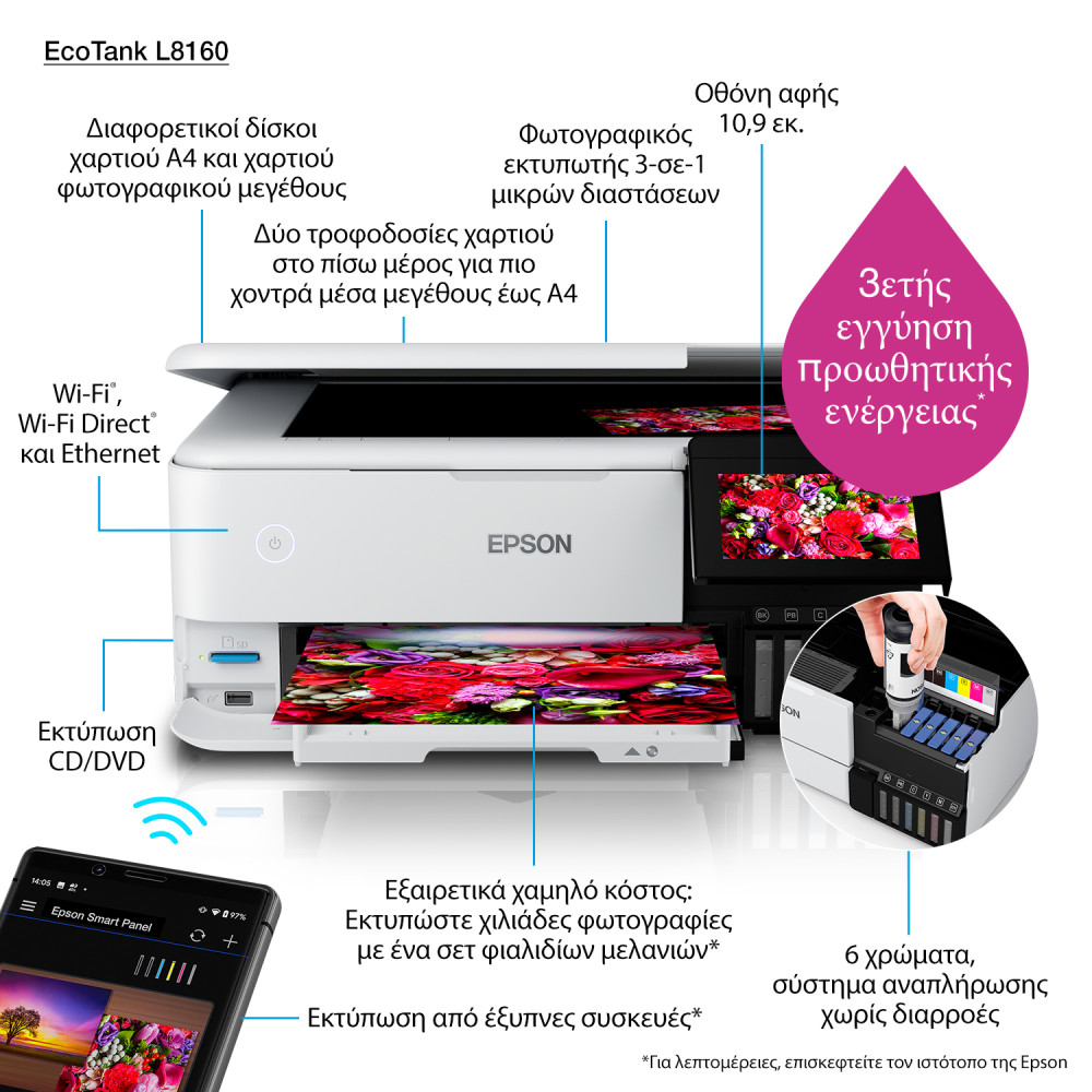Epson EcoTank L8160 product photo