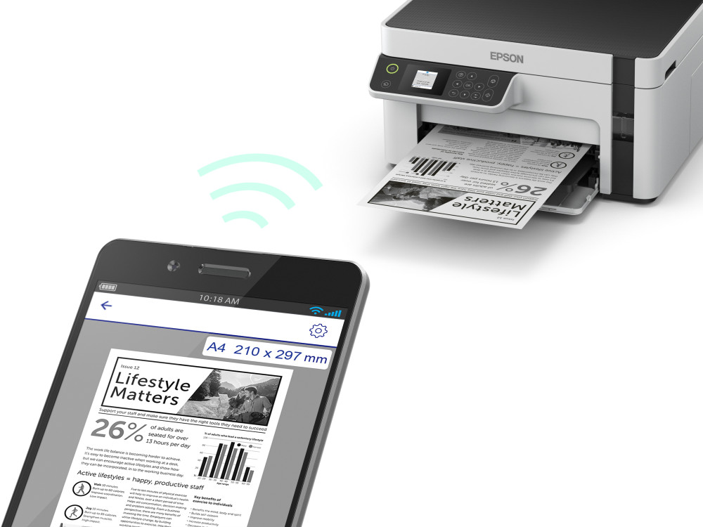 Epson EcoTank M2120 product photo