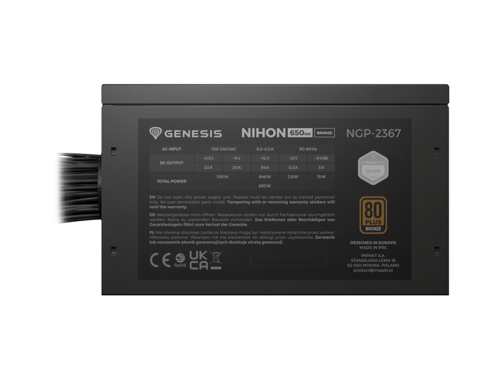 Genesis Nihon 650NM product photo