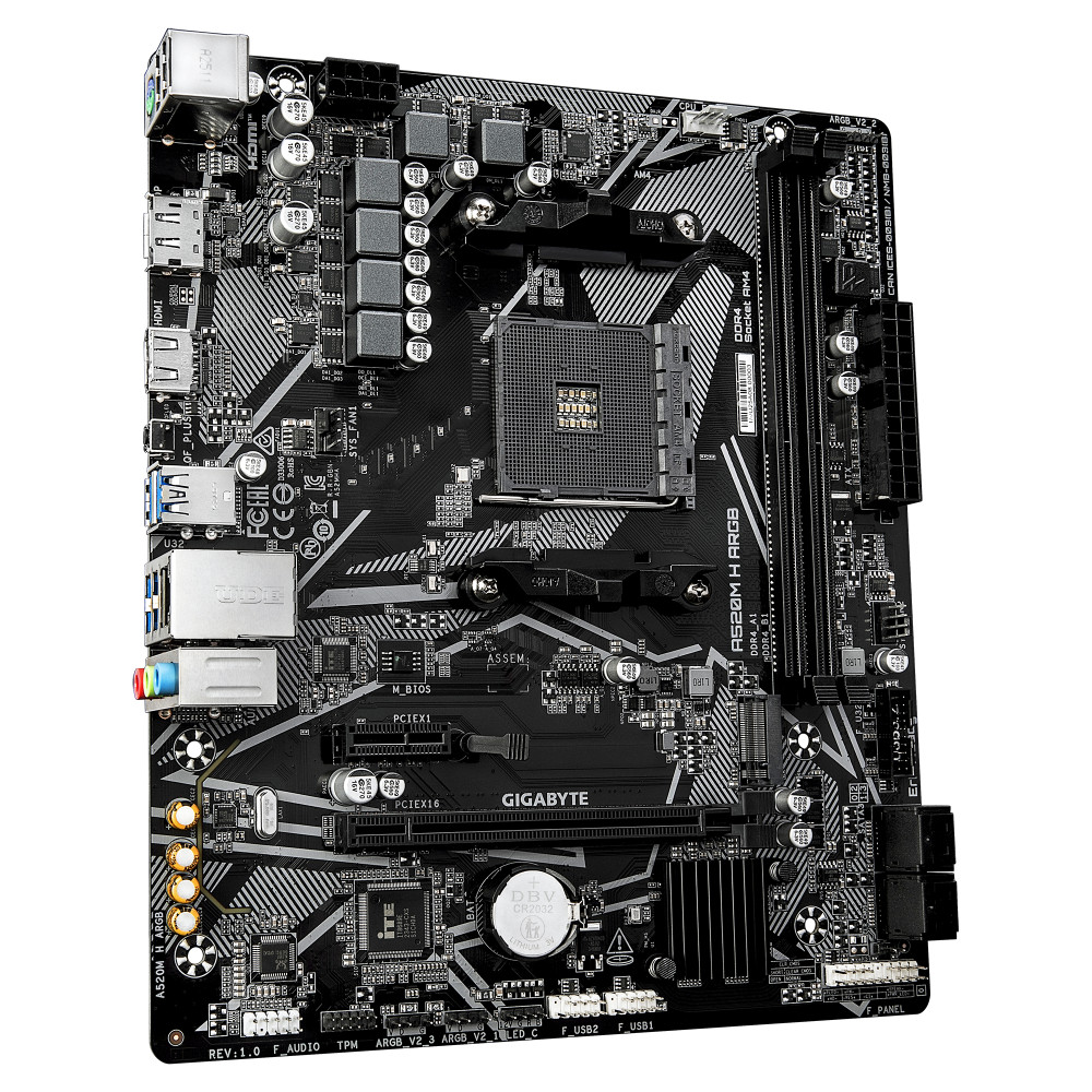 Gigabyte A520M H ARGB product photo
