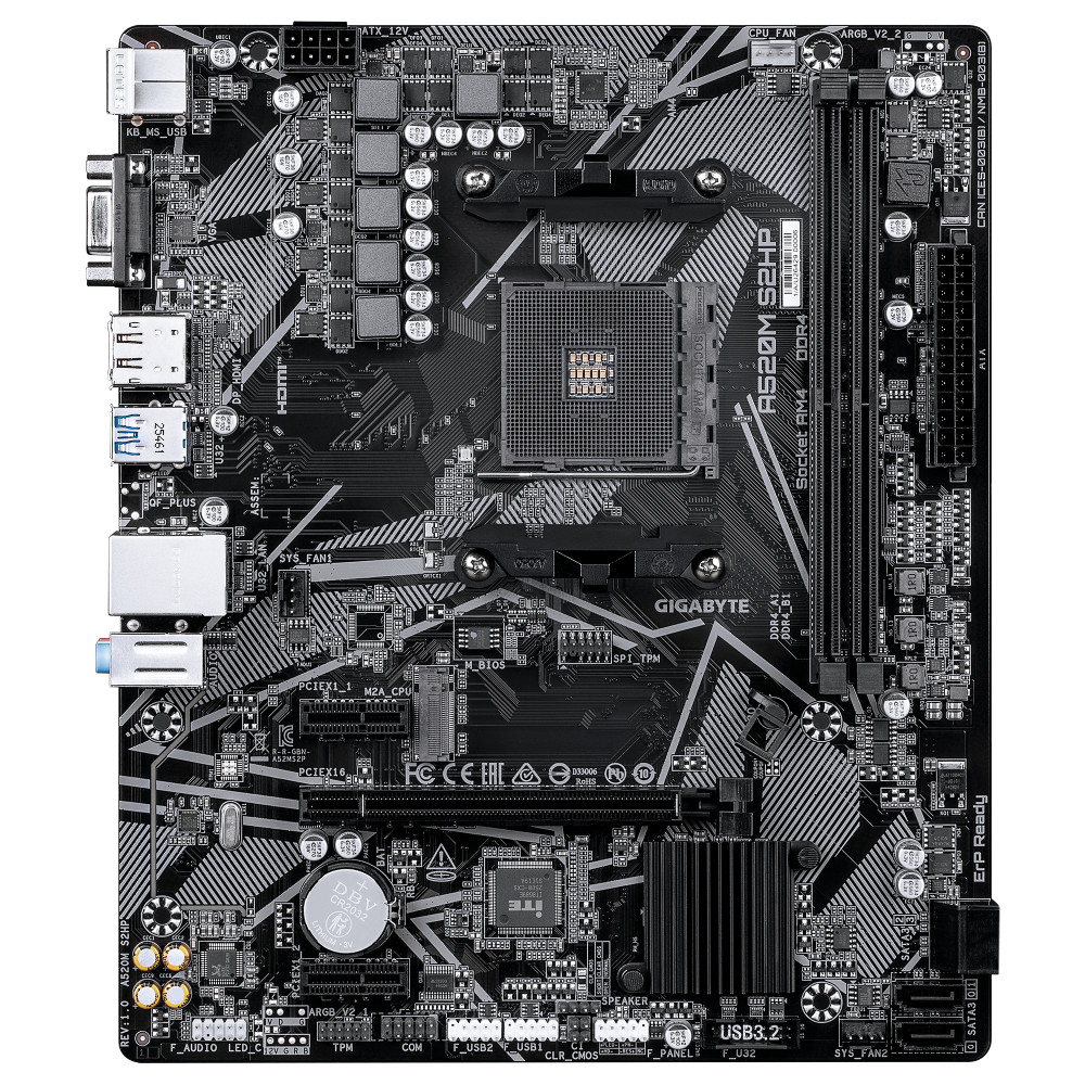 Gigabyte A520M S2HP product photo