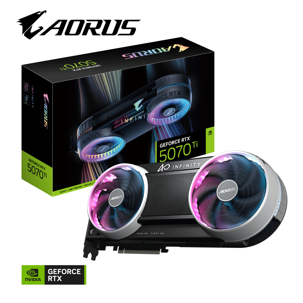 Gigabyte Aorus GeForce RTX 5070 Ti Infinity product photo