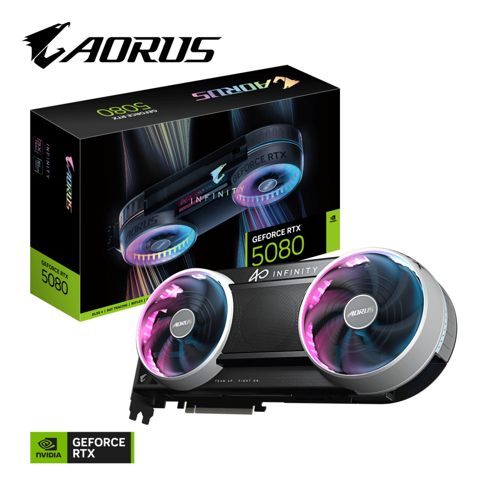 Gigabyte Aorus GeForce RTX 5080 Infinity product photo