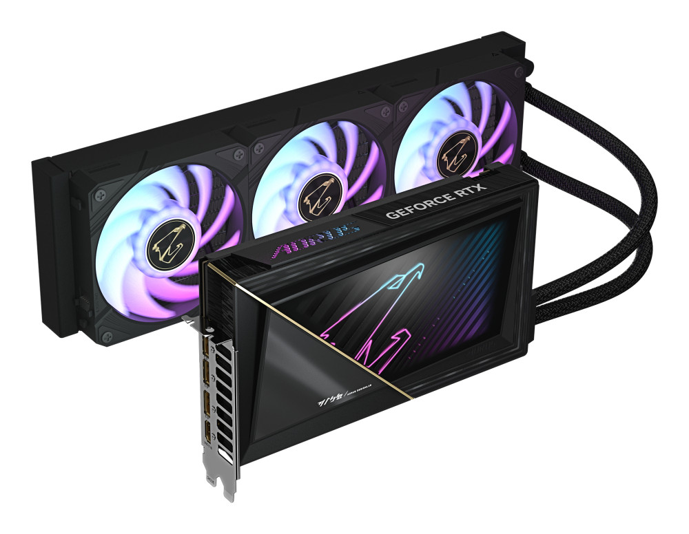 Gigabyte AORUS GeForce RTX 5090 Xtreme Waterforce product photo