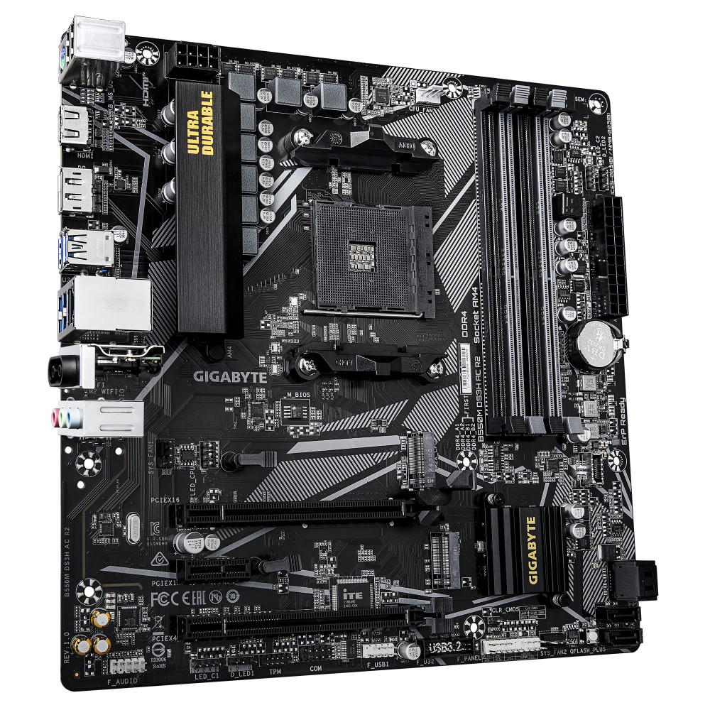Gigabyte B550M DS3H AC R2 product photo
