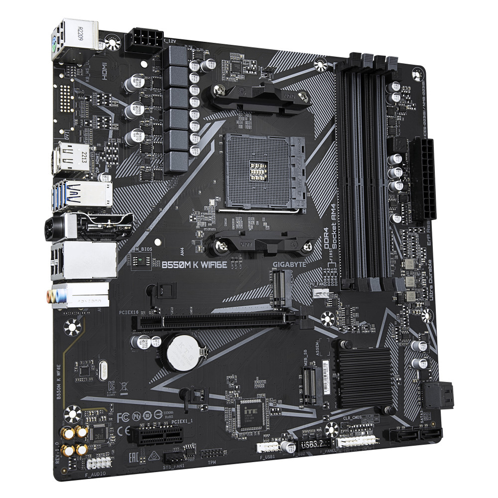 Gigabyte B550M K WIFI6E product photo