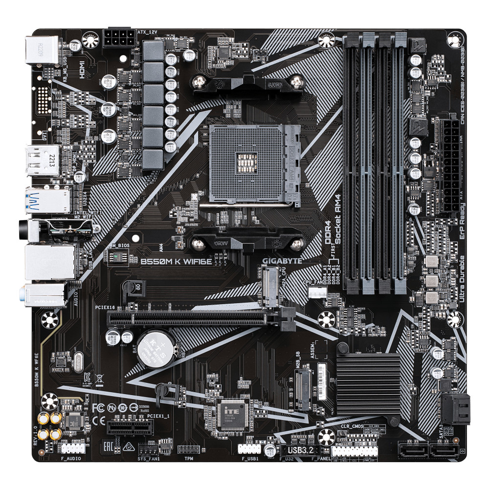 Gigabyte B550M K WIFI6E product photo