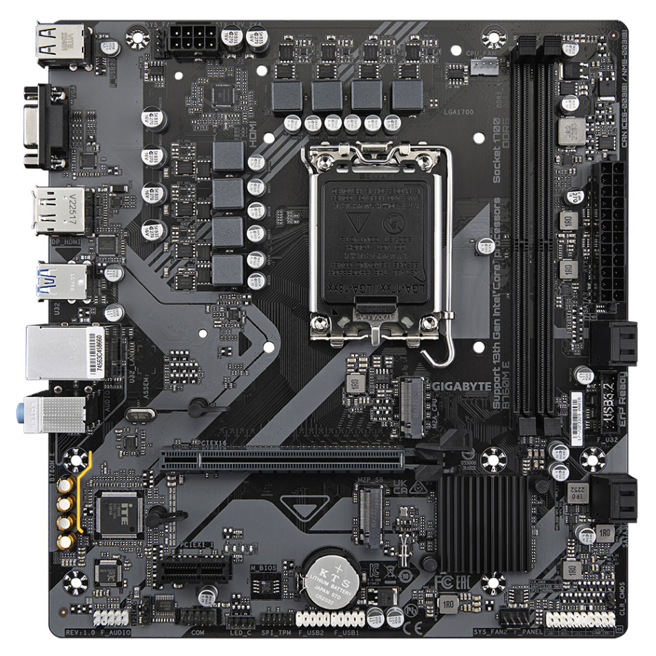 Gigabyte B760M E product photo