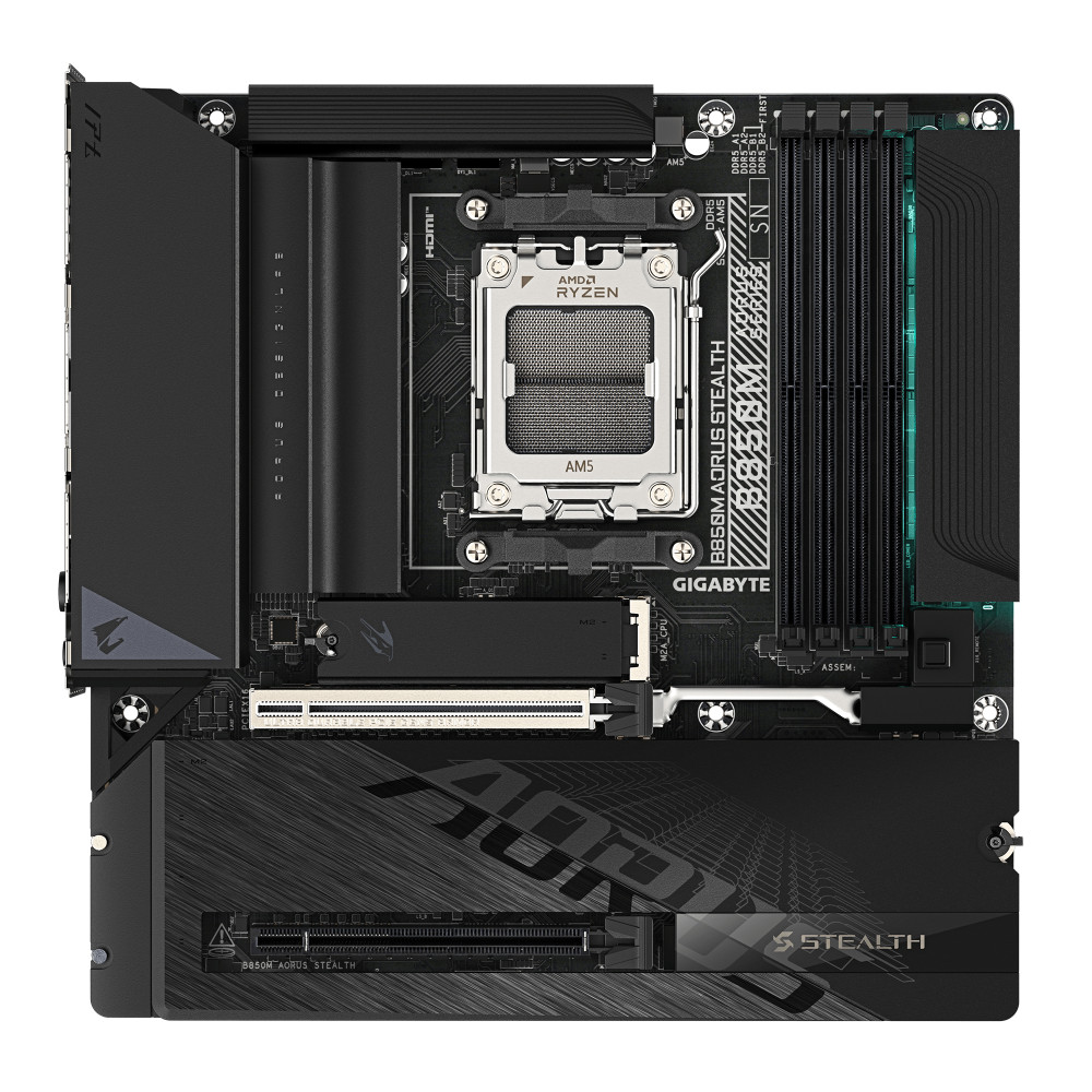Gigabyte B850M AORUS STEALTH product photo