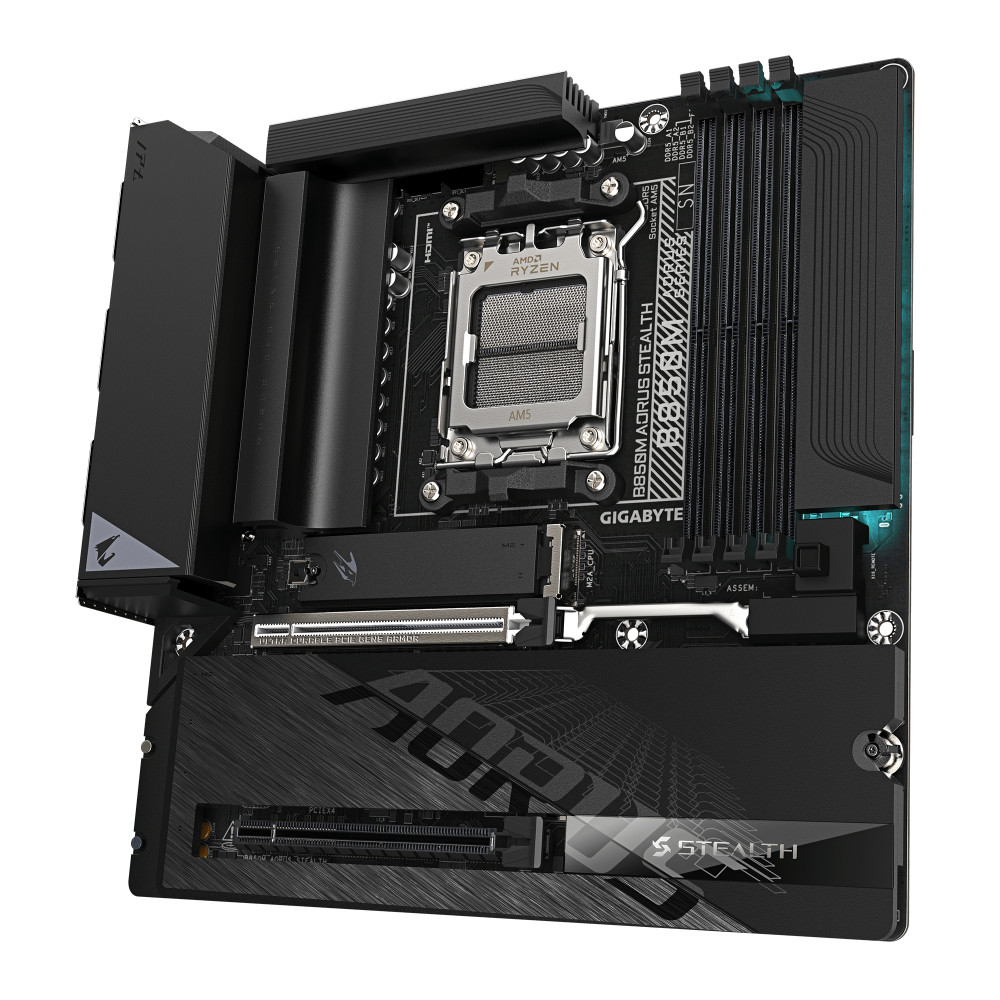 Gigabyte B850M AORUS STEALTH product photo