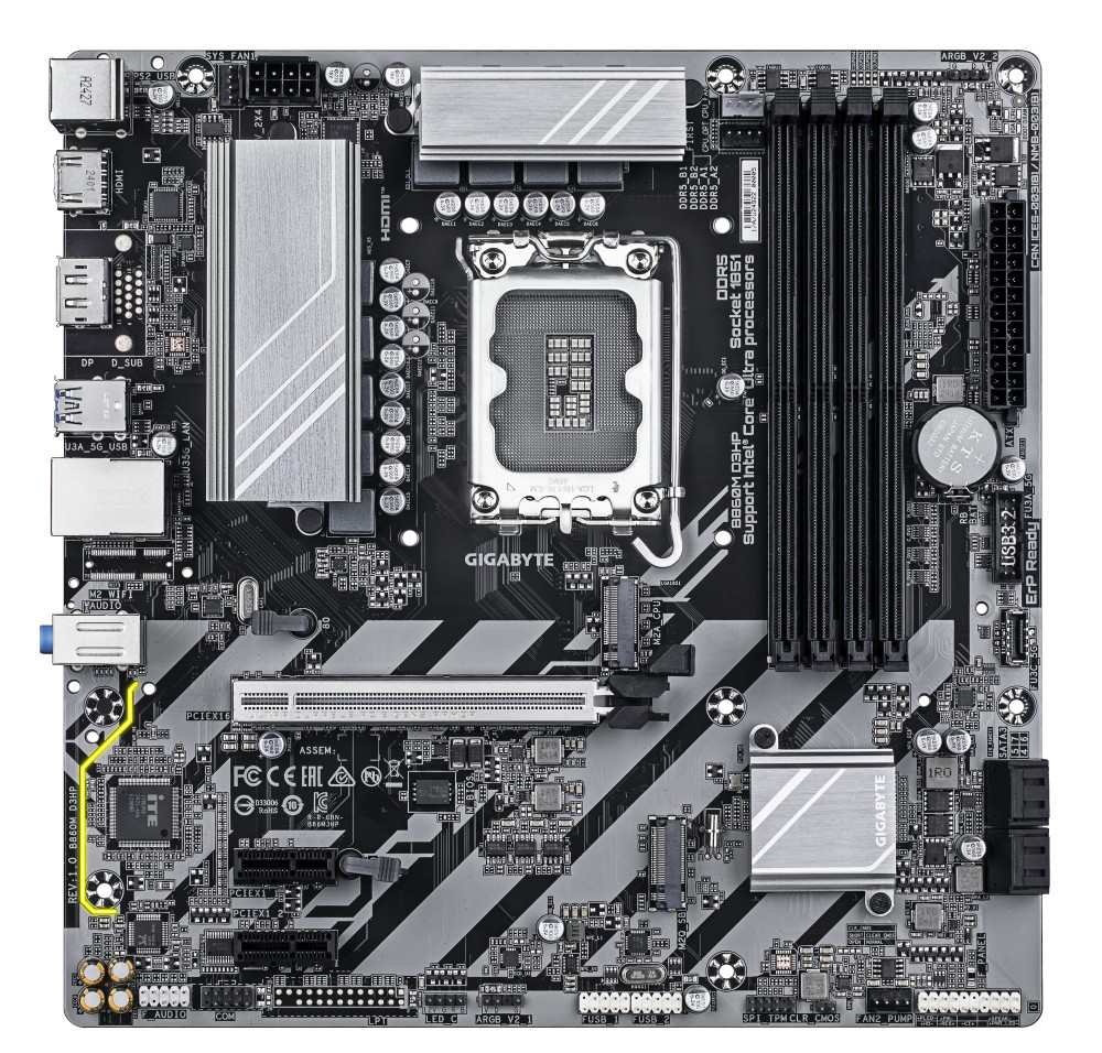 Gigabyte B860M D3HP product photo
