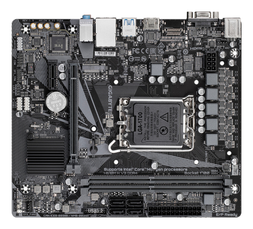 Gigabyte H610M H V3 product photo