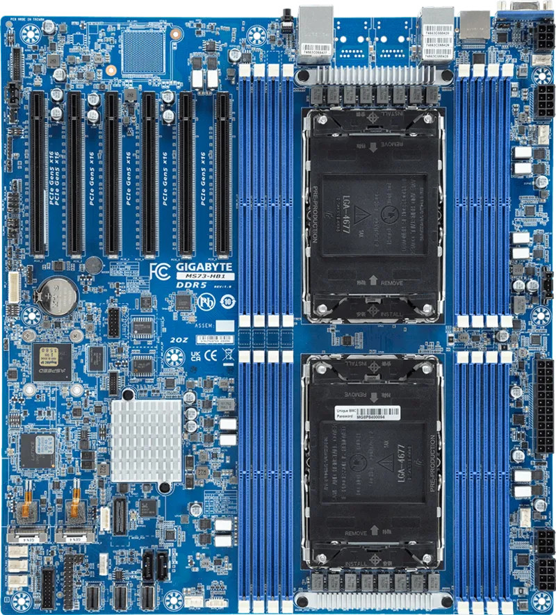 Gigabyte MS73-HB1 product photo