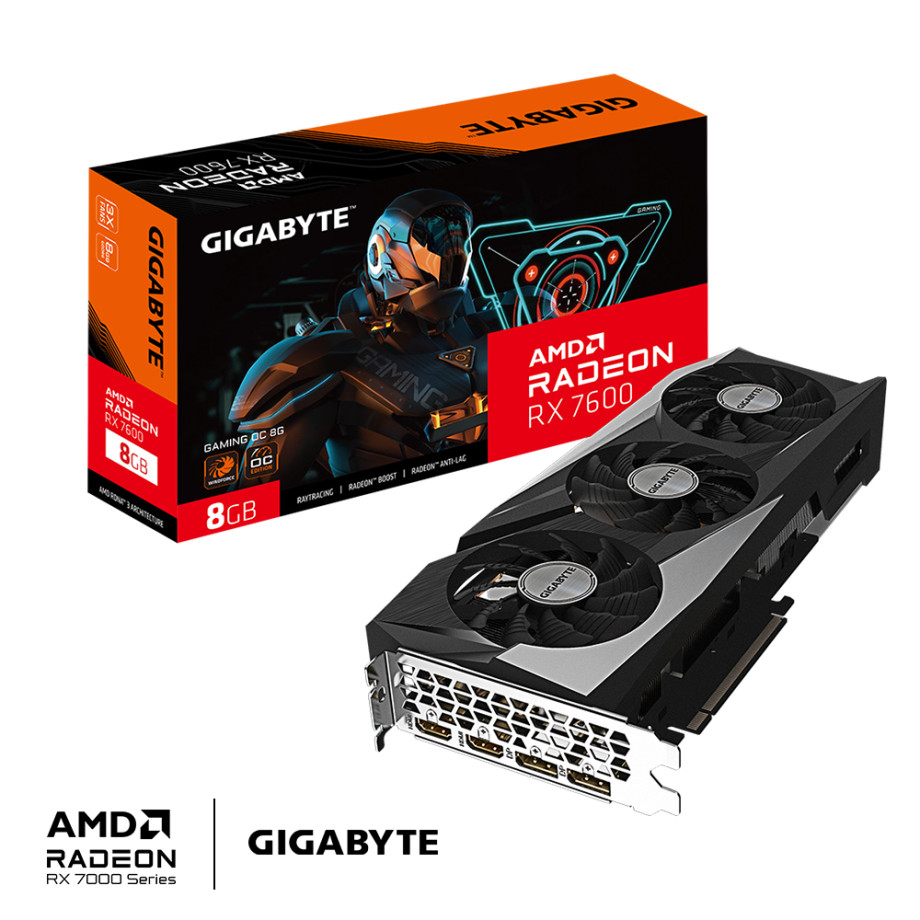 Gigabyte Radeon RX 7600 Gaming OC product photo