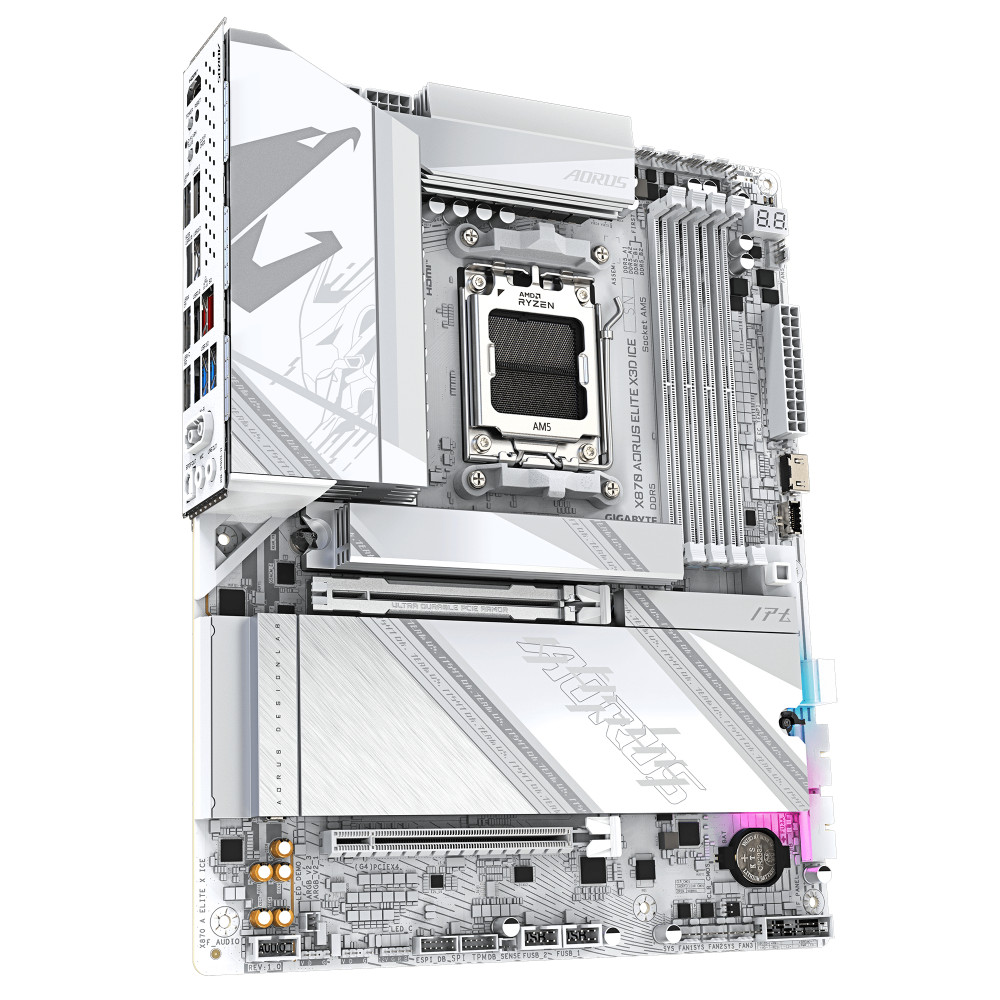 Gigabyte X870 AORUS Elite X3D ICE product photo