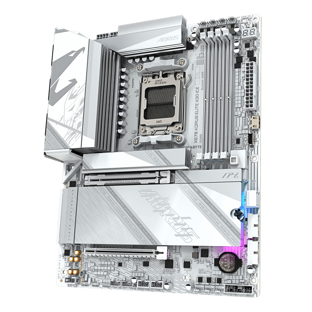 Gigabyte X870 AORUS Elite X3D ICE product photo
