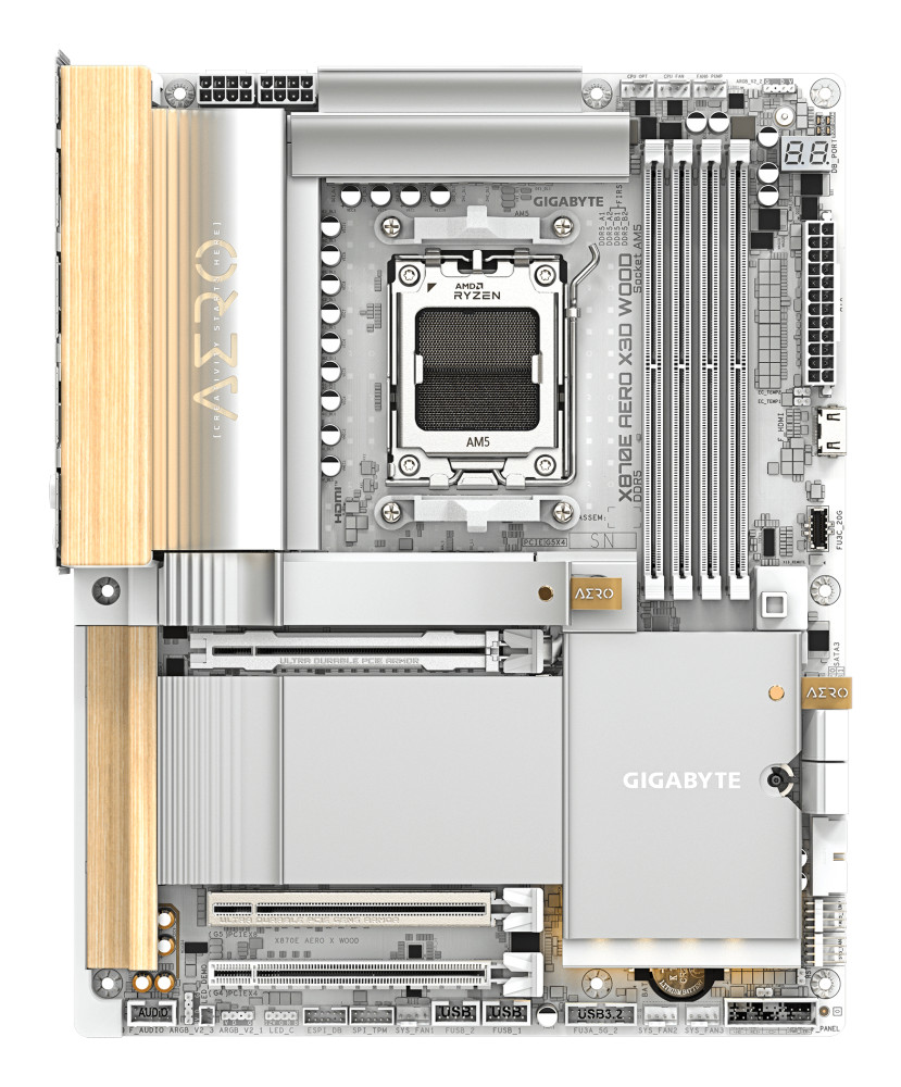 Gigabyte X870E AERO X3D WOOD product photo