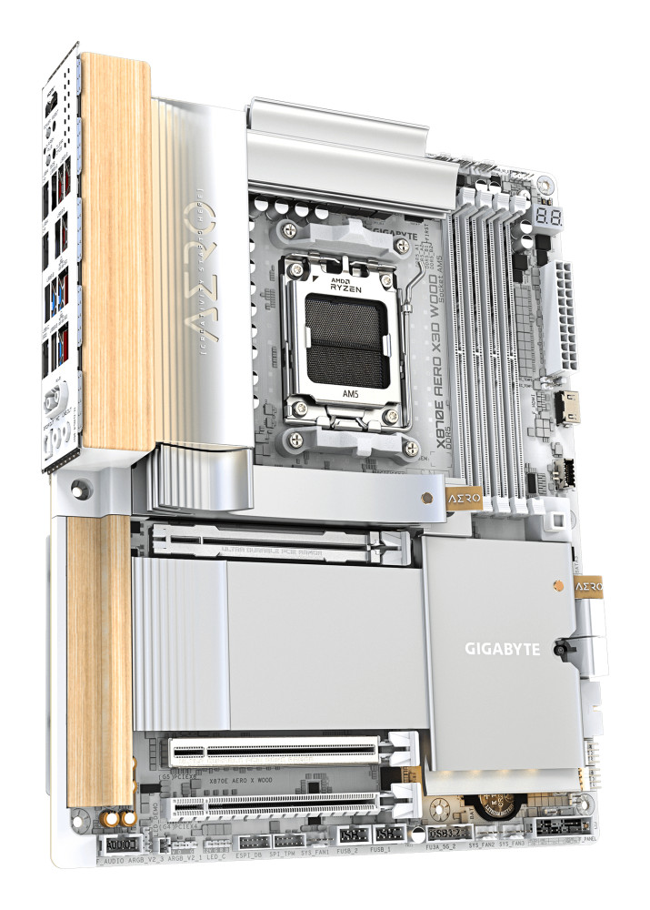 Gigabyte X870E AERO X3D WOOD product photo