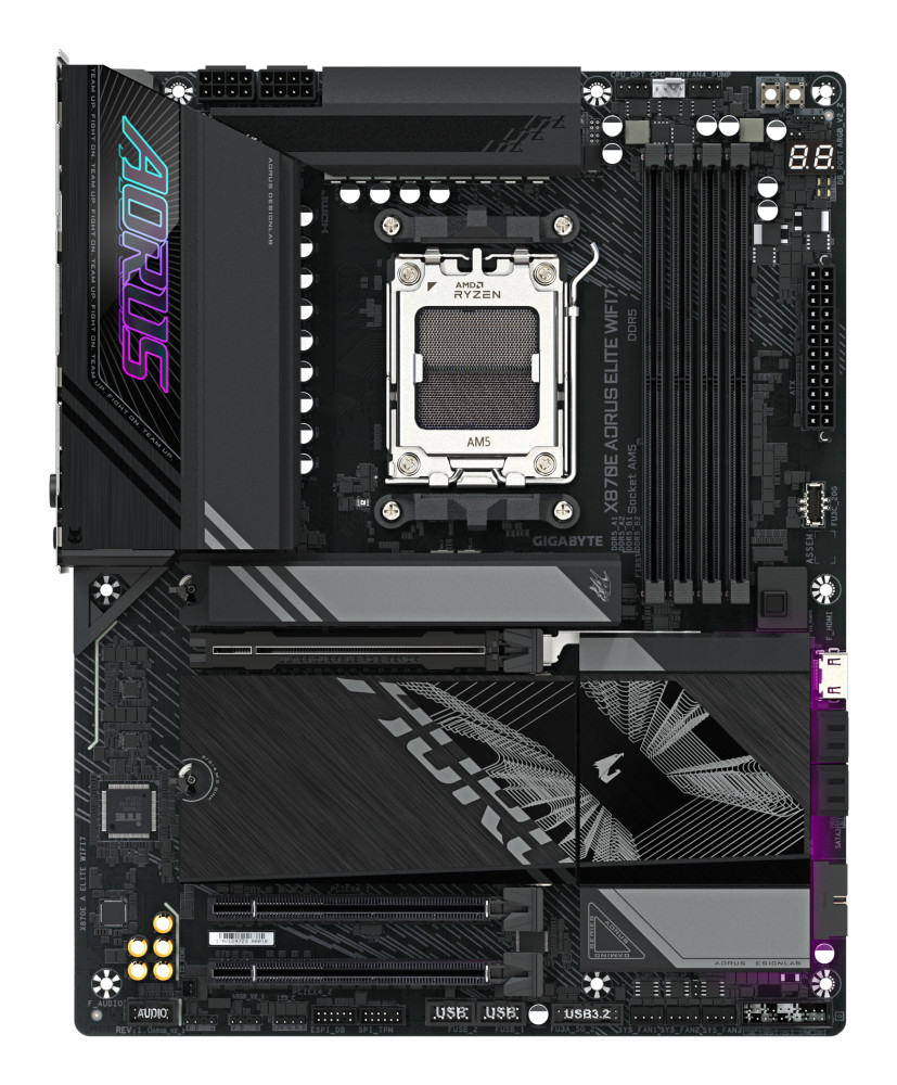 Gigabyte X870E AORUS ELITE WIFI7 product photo