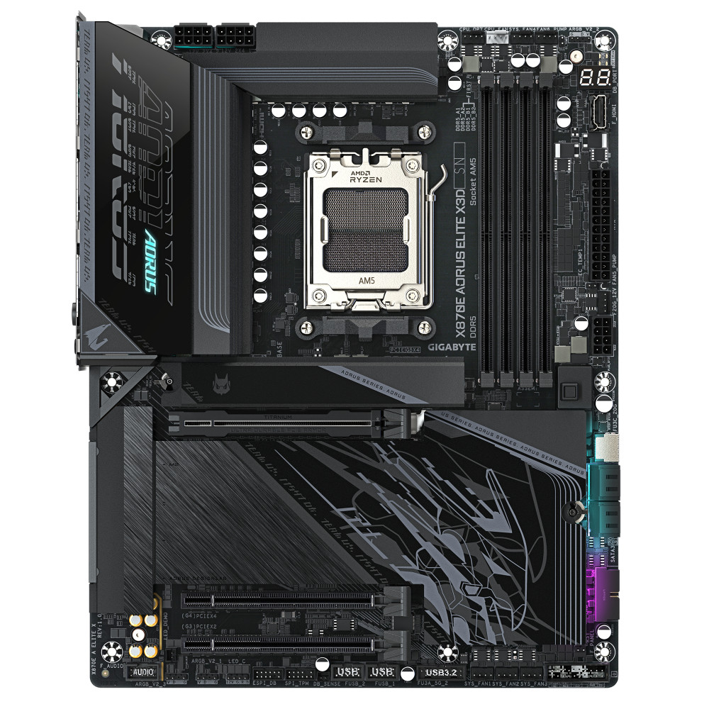 Gigabyte X870E AORUS ELITE X3D product photo