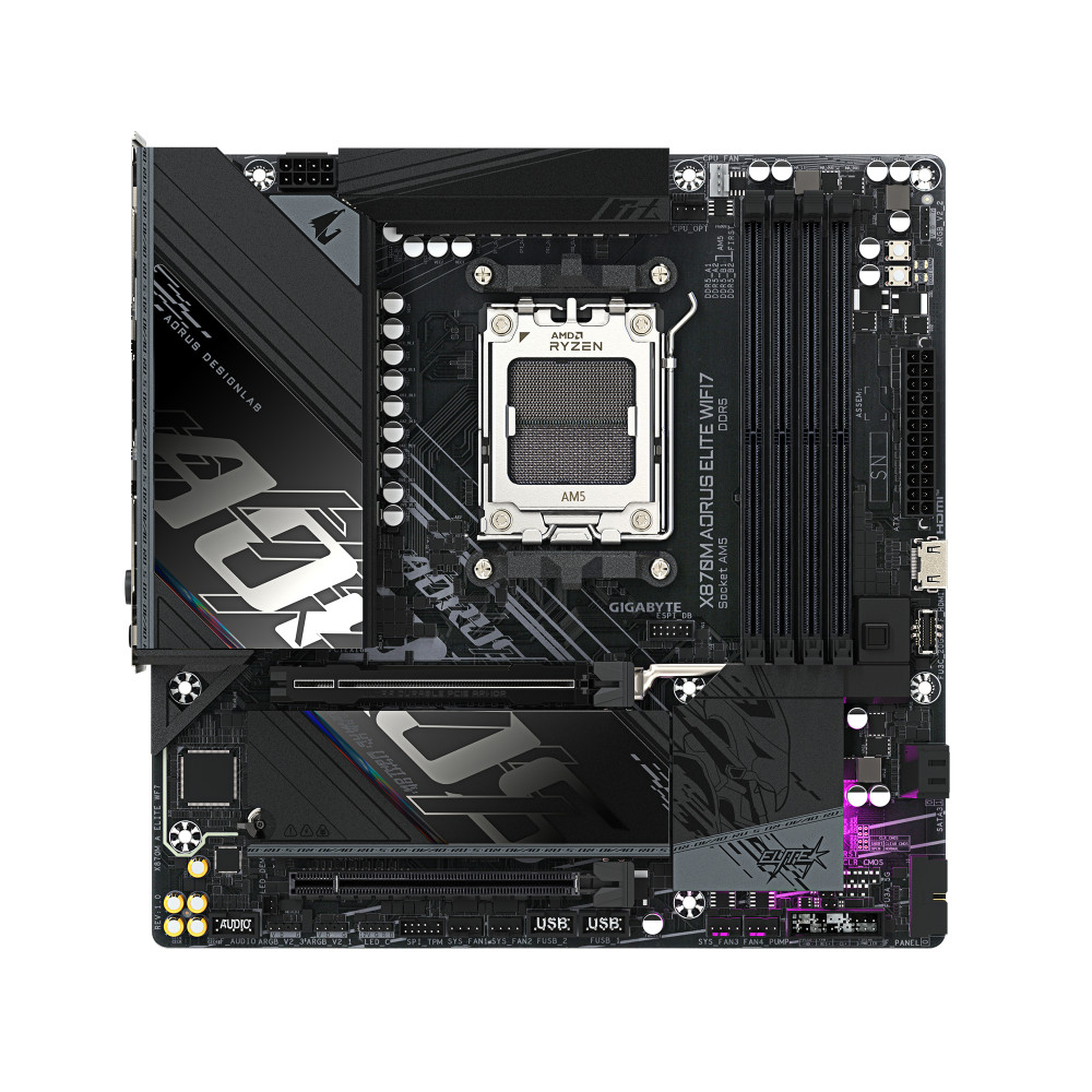 Gigabyte X870M AORUS ELITE WIFI7 product photo