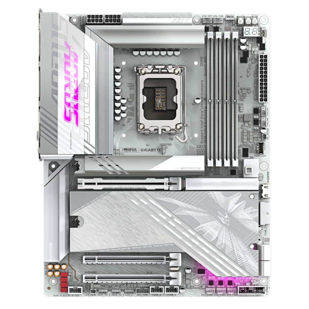 Gigabyte Z890 AORUS ELITE X ICE product photo