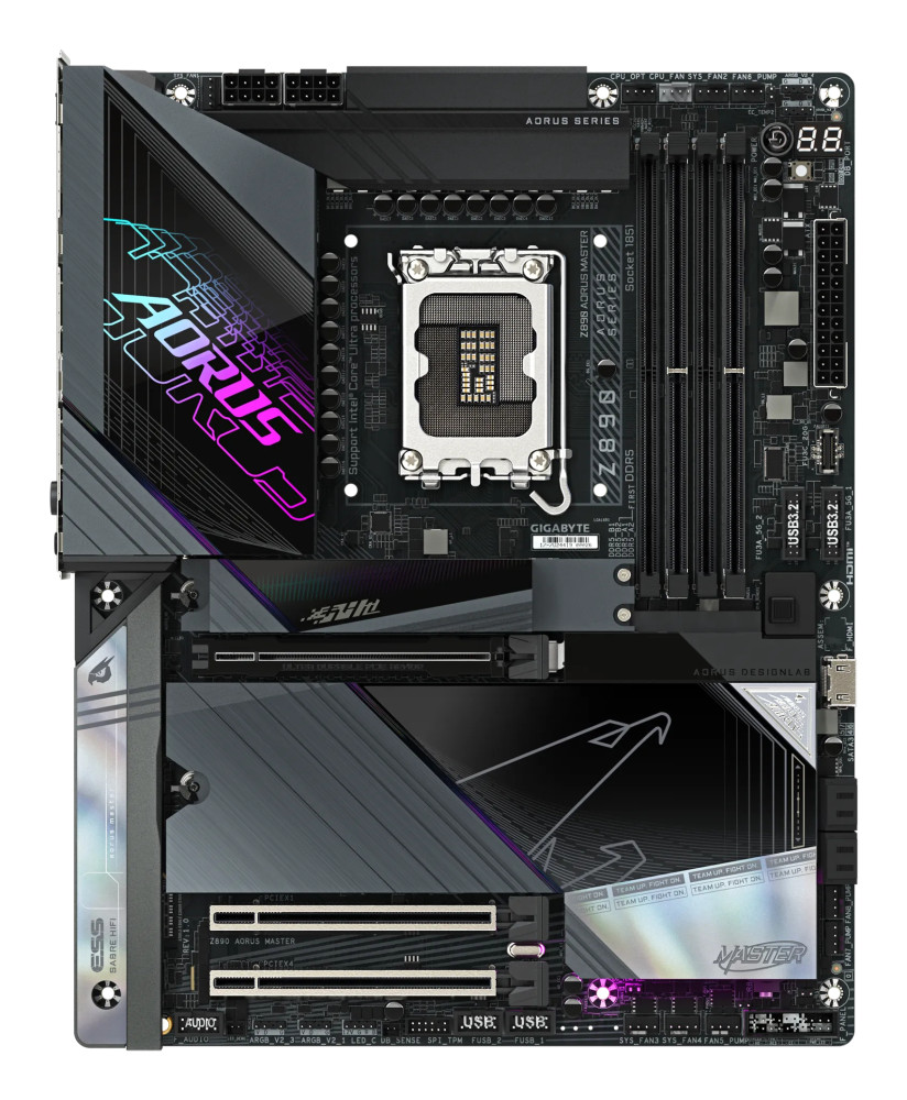 Gigabyte Z890 AORUS MASTER product photo