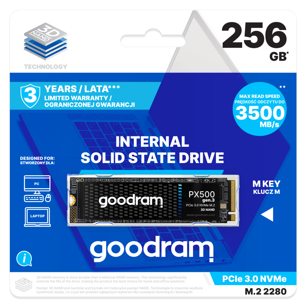 Goodram PX500 256GB product photo