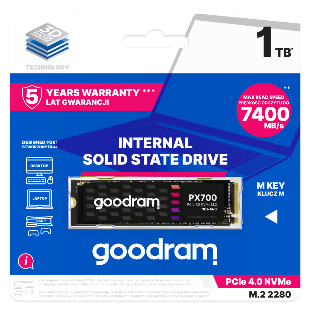 Goodram PX700 1TB product photo