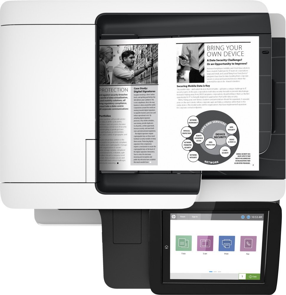 HP LaserJet Enterprise MFP M528dn product photo