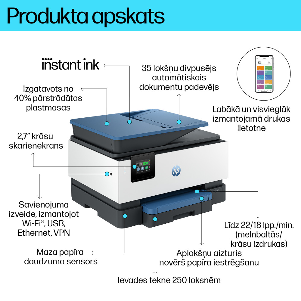 HP OfficeJet Pro 9125e product photo