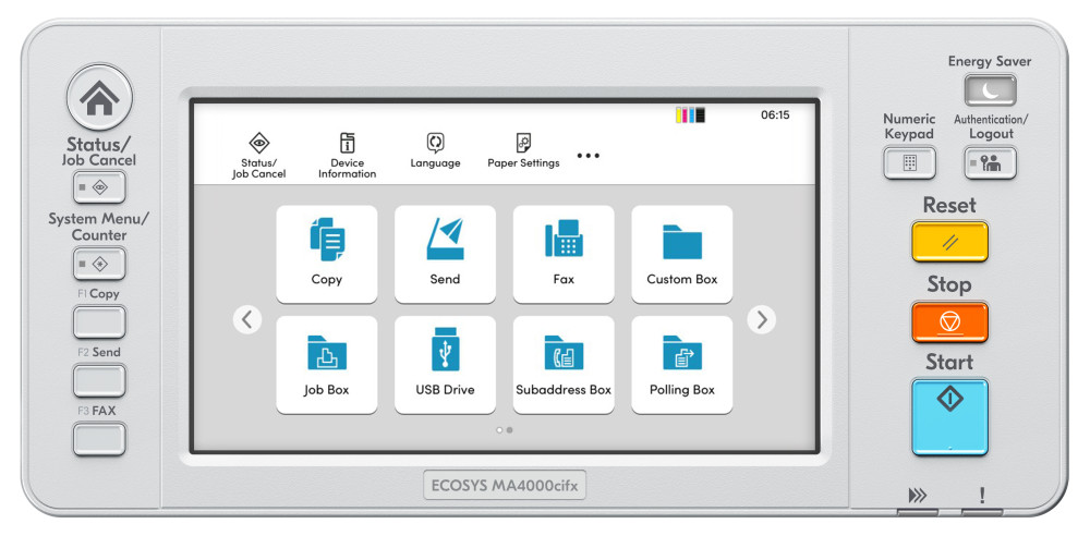 Kyocera ECOSYS MA4000cifx product photo