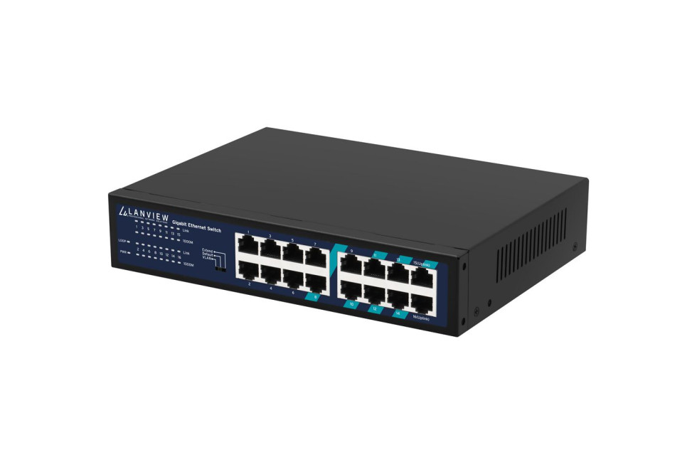 Lanview LVN-1U-16PORT-1G product photo