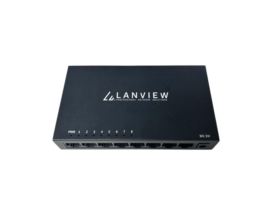 Lanview LVN-DESK-8PORT-1G product photo