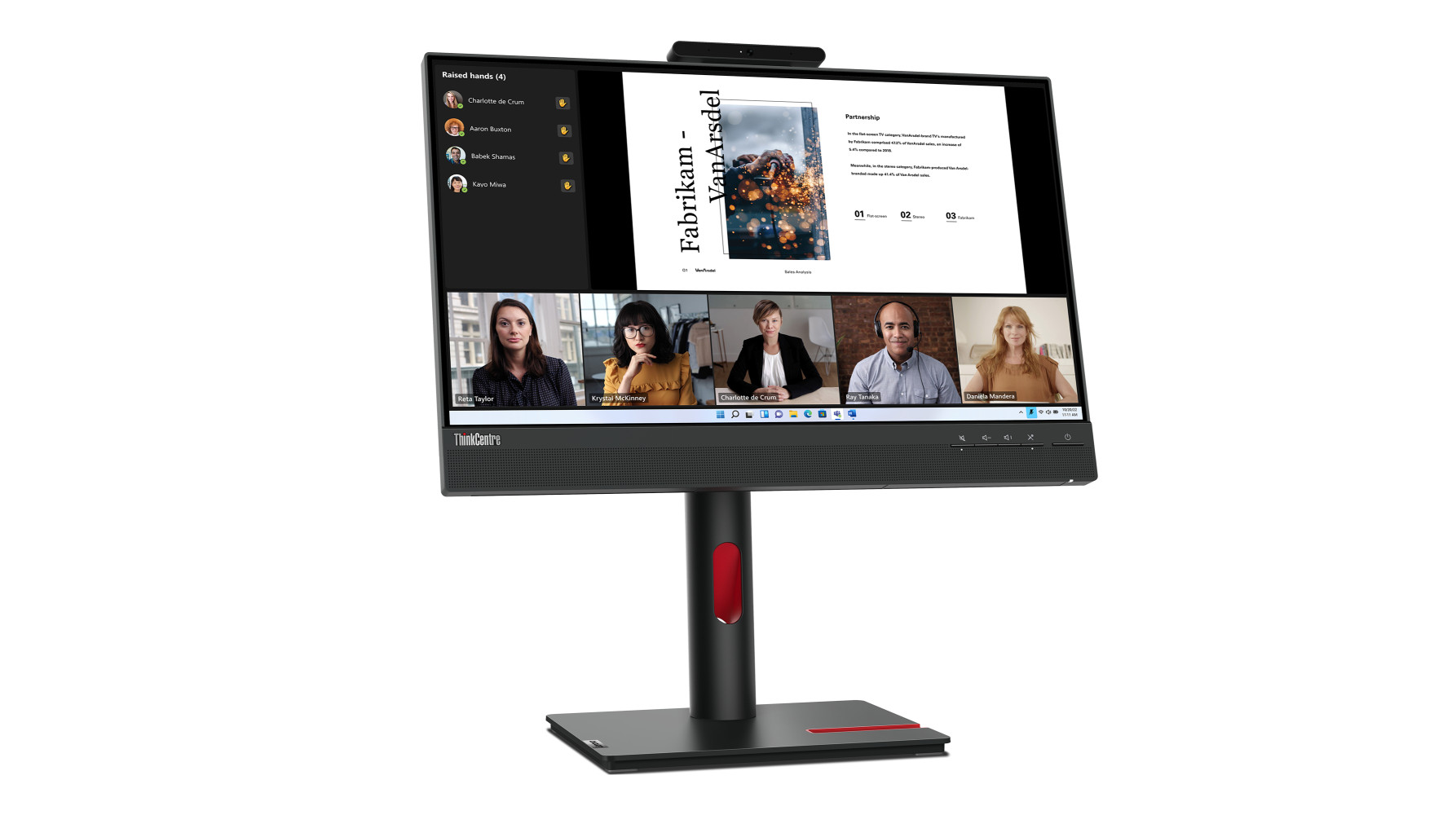 Lenovo ThinkCentre Tiny-in-One 22 Gen 5 product photo