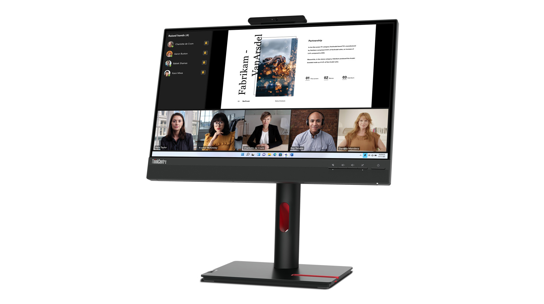 Lenovo ThinkCentre Tiny-in-One 22 Gen 5 product photo